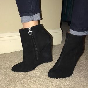 Black Suede- Sam Edelman ankle boots